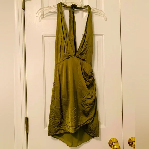 Zara | Dresses | Zara Satin Halter Dress | Poshmark
